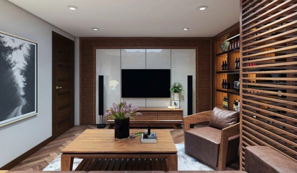 Tuy diện tích hạn chế, nhưng nếu biết cách lựa chọn và kết hợp các vật dụng nội thất gỗ không cầu kỳ sẽ giúp không gian trở nên đẳng cấp, sang trọng