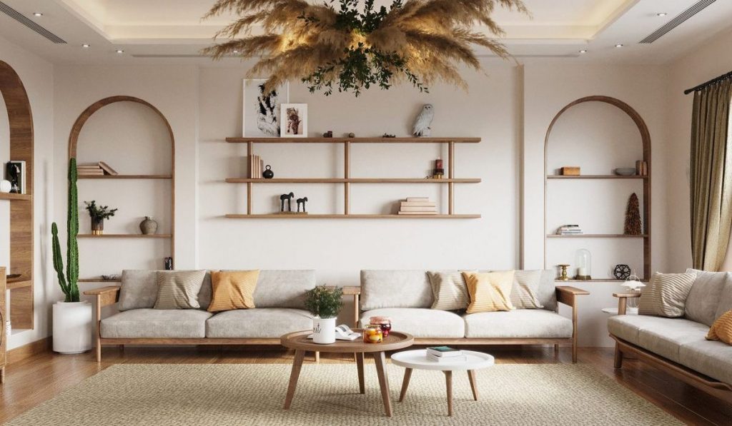 15 mẫu thiết kế nội thất phòng khách chung cư đơn giản 10 Noi that phong khach chung cu don gian 8