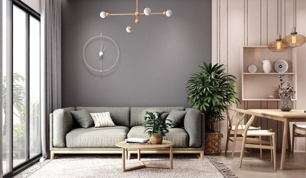 Mẫu thiết kế nội thất dành cho phòng khách có diện tích hạn chế nhưng vẫn tối ưu công năng