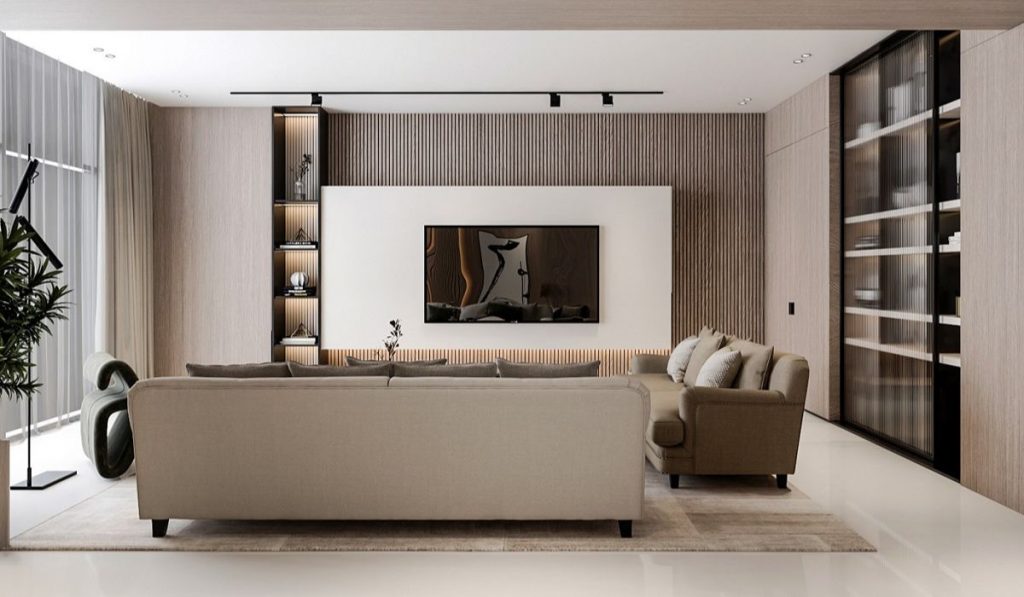 Noi that phong khach biet thu hien dai 3