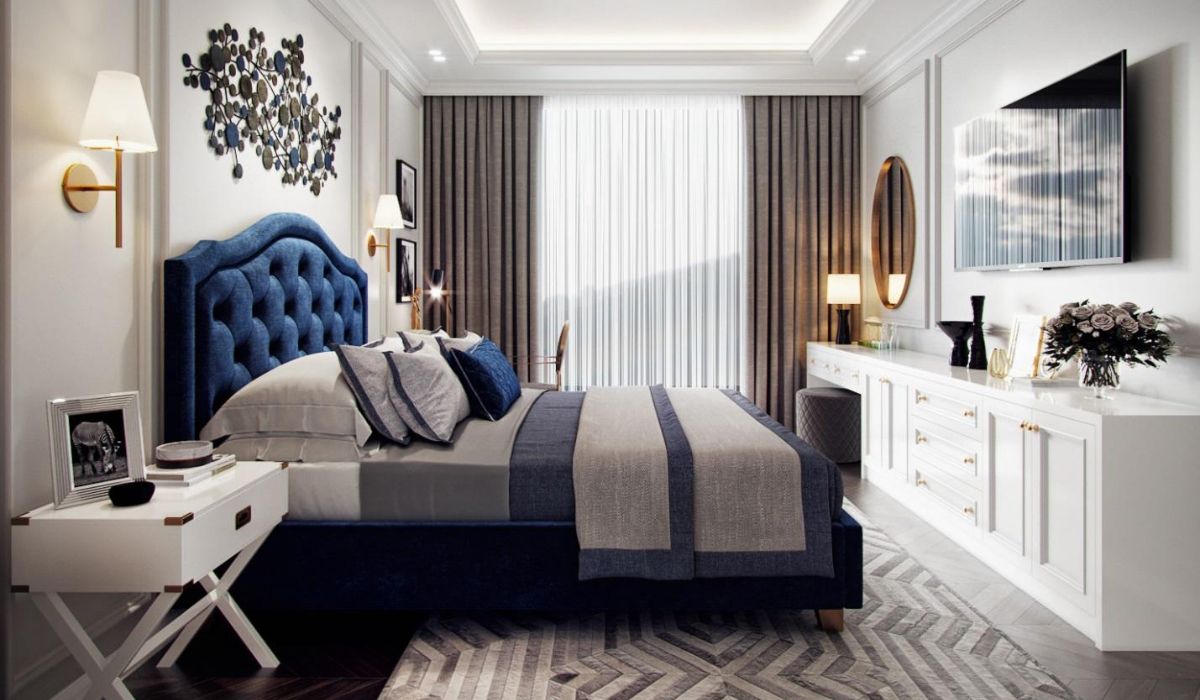 Phòng ngủ tân cổ điển đẹp