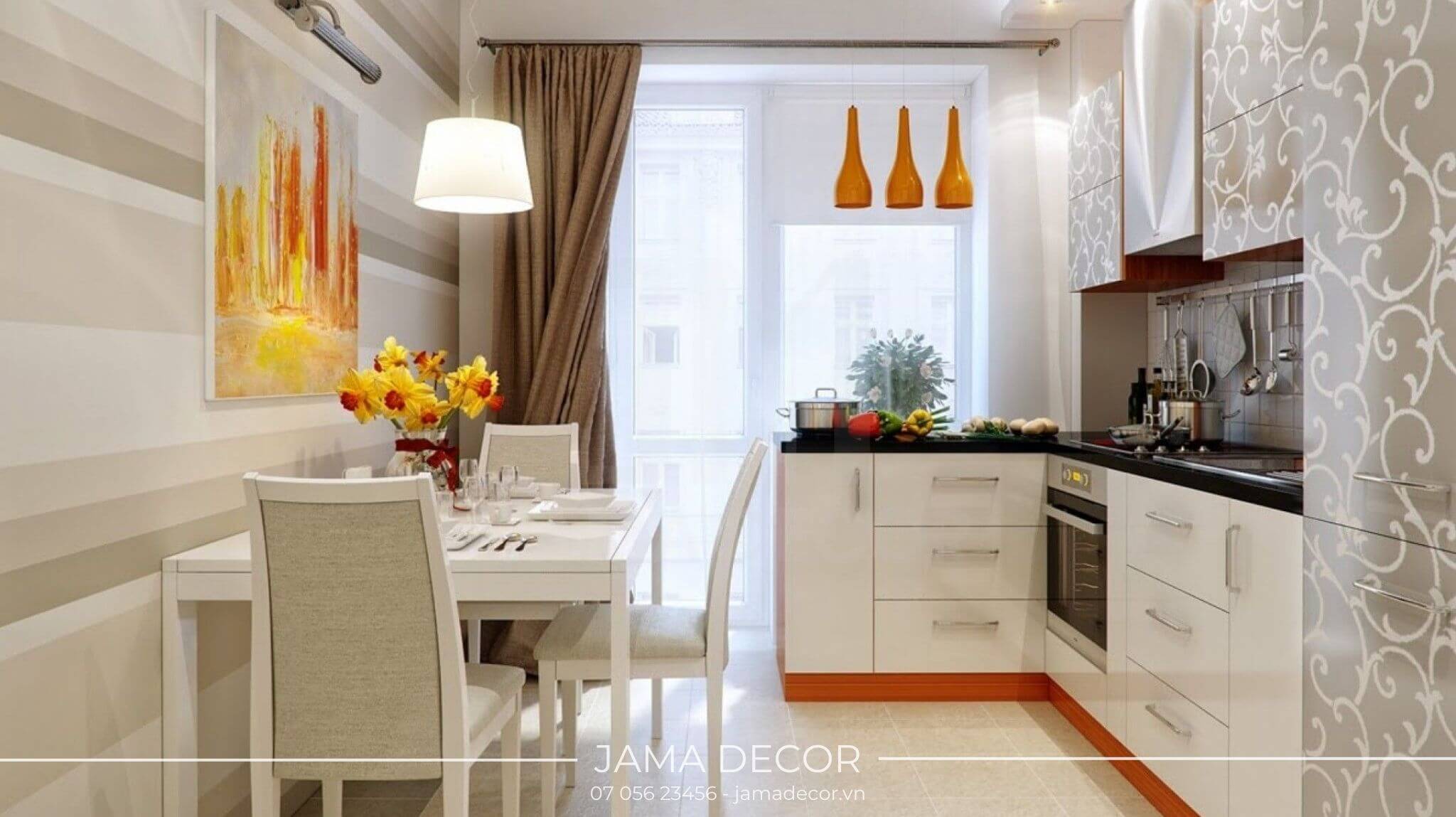 10+ mẫu nội thất bếp nhà ống 3m, 4m, 5m... đẹp, tiện nghi 47 bếp nhỏ cho nhà phố 3m