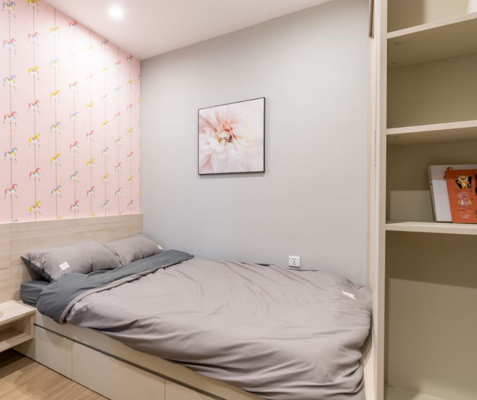 10+ mẫu giường ngủ cho phòng nhỏ từ 6m2, 7m2, 8m2,... 24 giường ngủ đơn giản có hộc màu trắng