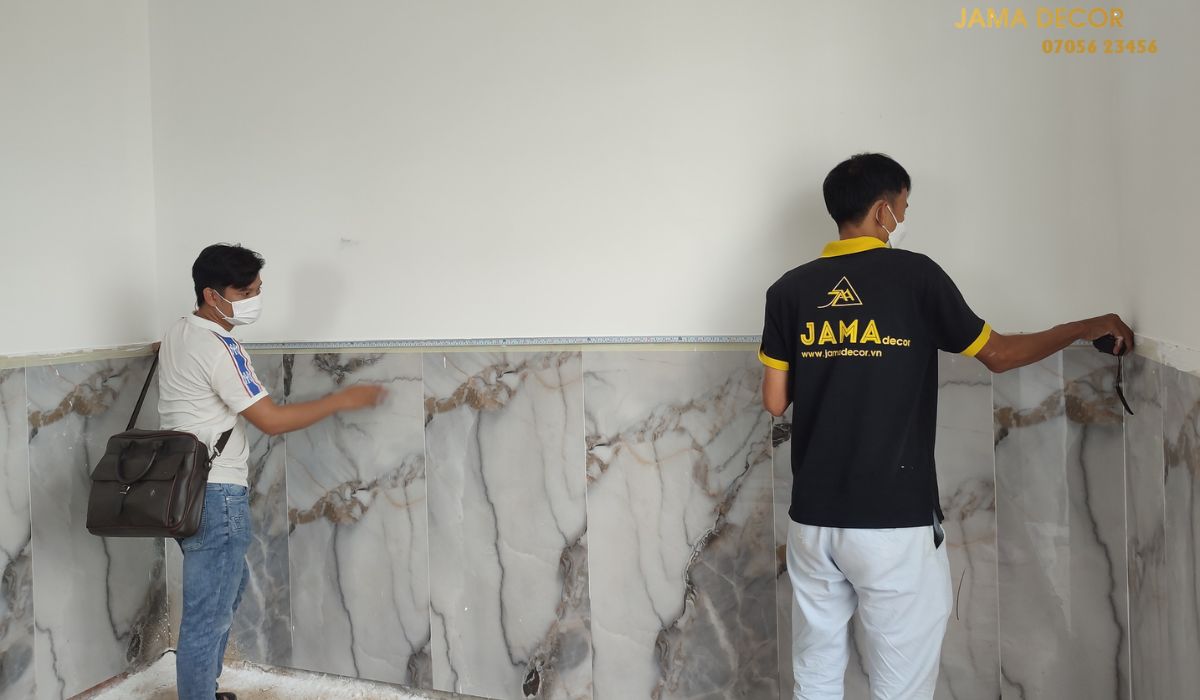 Công ty JAMA khảo sát tại công trình