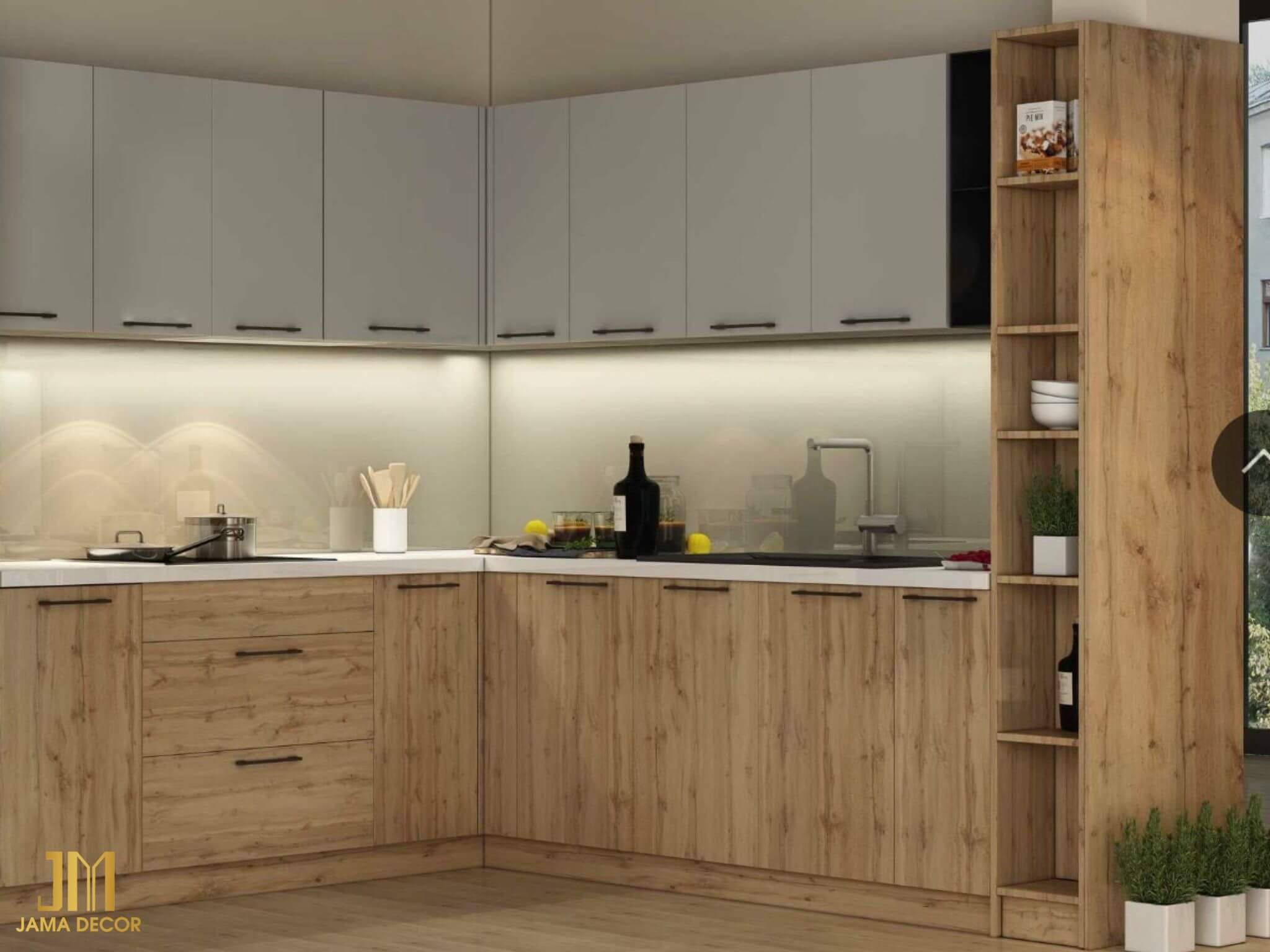 100+ mẫu phòng bếp nhà cấp 4 đẹp, hiện đại, tiết kiệm 35 bếp góc L đơn giản cho nhà phố cấp 4