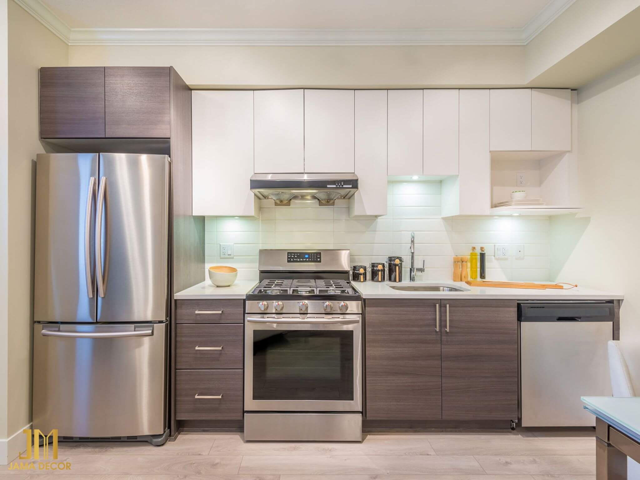 100+ mẫu phòng bếp nhà cấp 4 đẹp, hiện đại, tiết kiệm 59 bếp chữ I nhỏ kết hợp phụ kiện thông minh