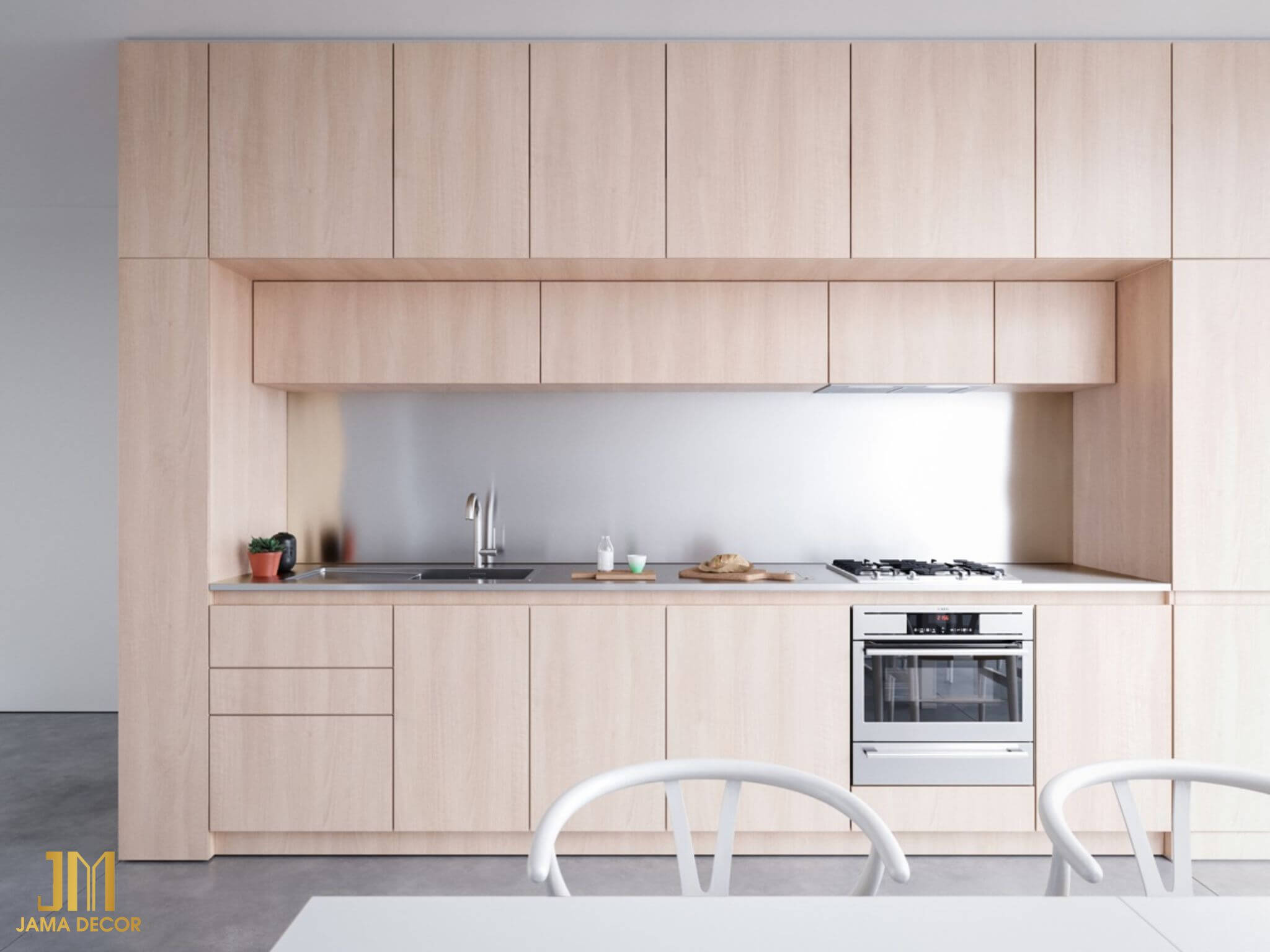 100+ mẫu phòng bếp nhà cấp 4 đẹp, hiện đại, tiết kiệm 32 bếp thẳng tối giản cho gian bếp nhà cấp 4 hiện đại