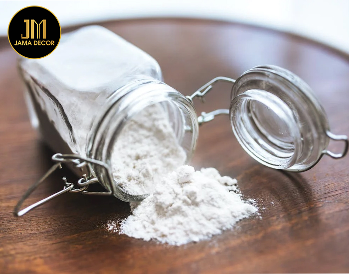 Gỗ công nghiệp bị mốc - 4 nguyên nhân và 6 cách xử lý 16 lọ vôi trắng trên bàn