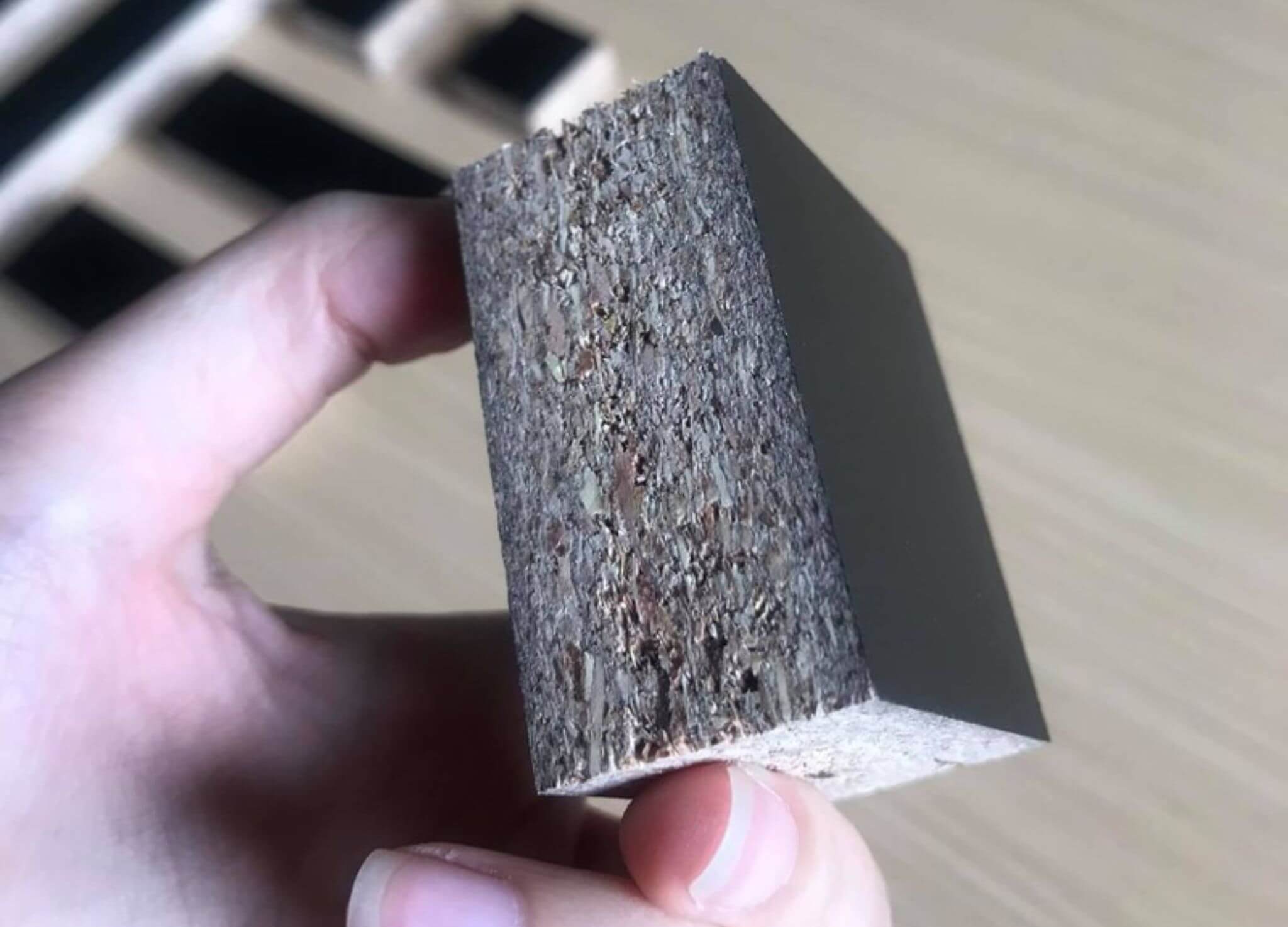 Quy trình sơn gỗ công nghiệp chi tiết tại Nội Thất JAMA 17 Cốt gỗ sau khi sơn