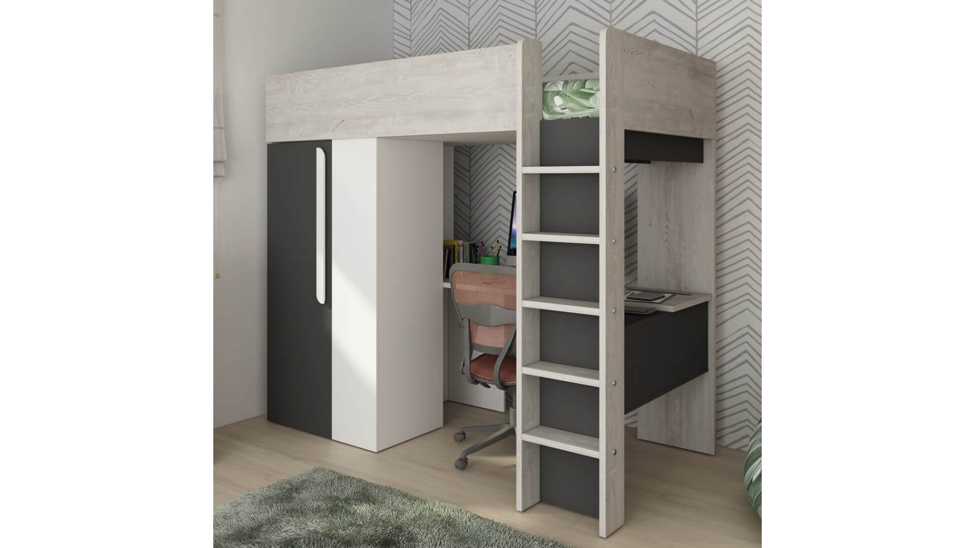 10+ mẫu giường ngủ cho phòng nhỏ từ 6m2, 7m2, 8m2,... 33 giường tầng tủ quần áo