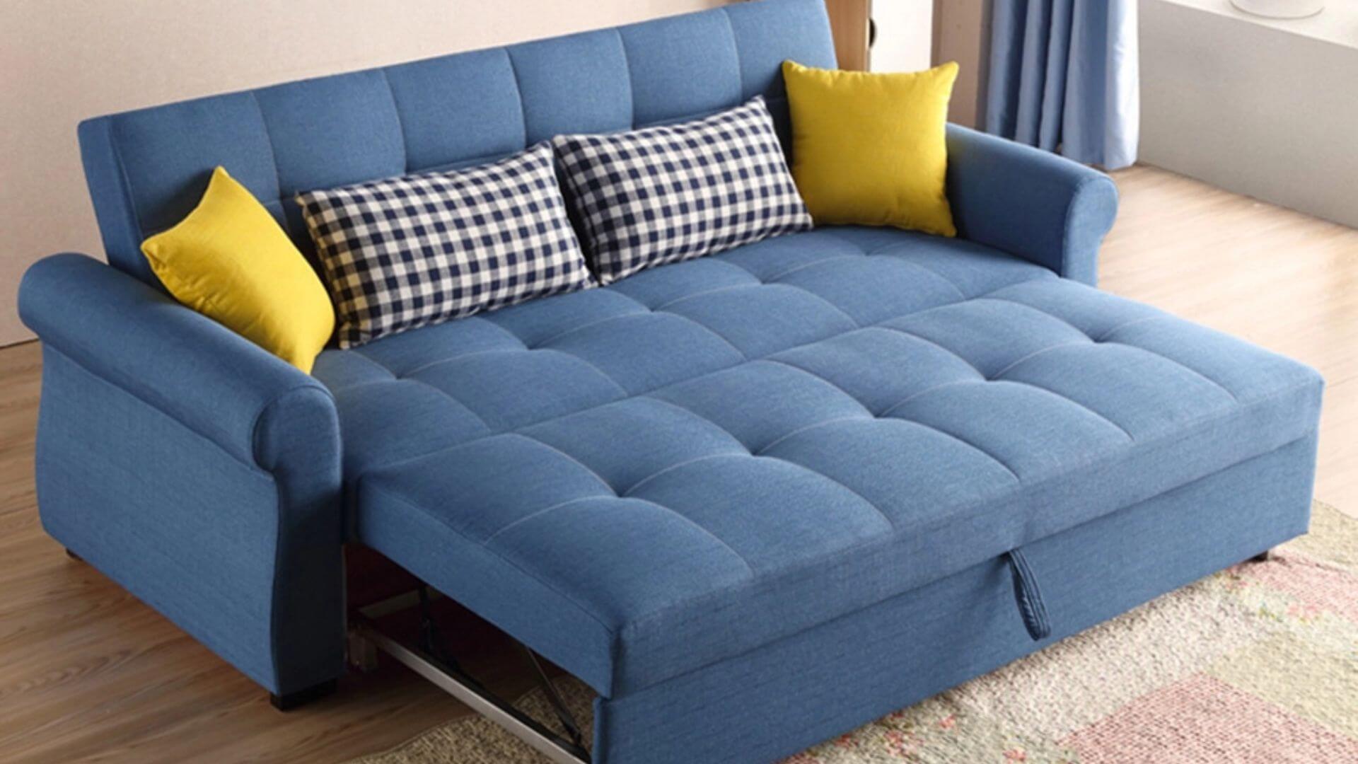 10+ mẫu giường ngủ cho phòng nhỏ từ 6m2, 7m2, 8m2,... 26 Sofa giường gấp