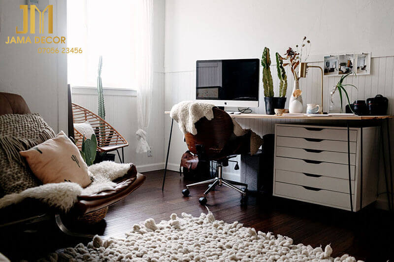 không gian nội thất bohemian