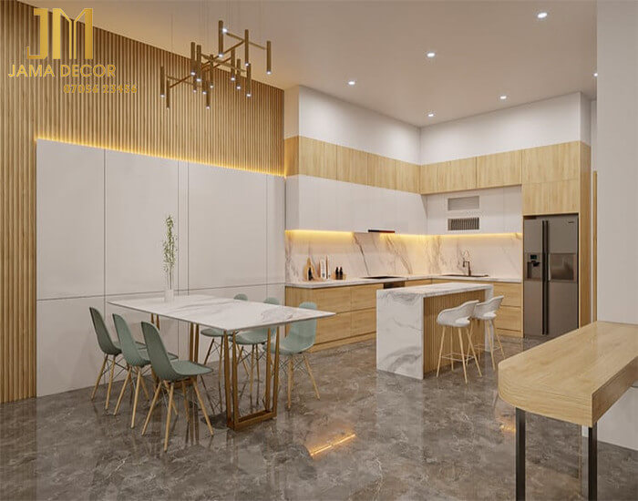 10+ mẫu nội thất bếp nhà ống 3m, 4m, 5m... đẹp, tiện nghi 42 Về màu sắc khu vực bếp trong phong thủy