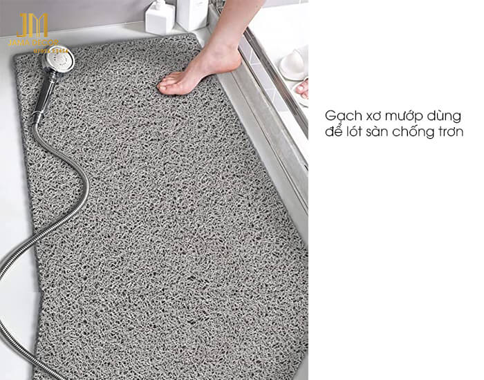 Gạch xơ mướp làm lót chân