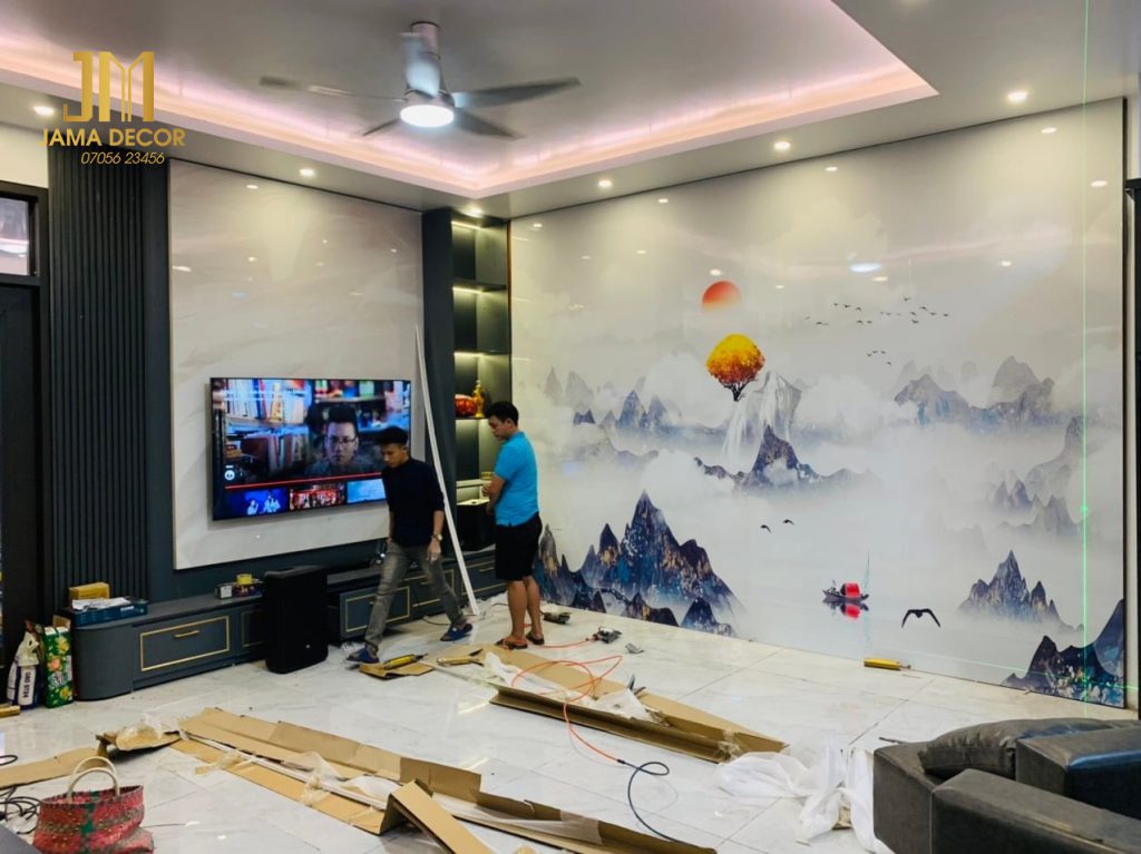 Quy trình thi công, lắp đặt tấm PVC vân đá cho nội thất nhà bạn