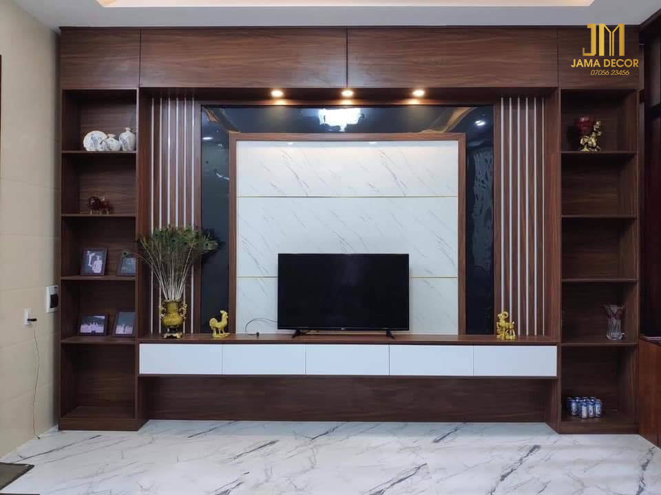 Mẫu 5 tấm PVC vân đá của JAMA