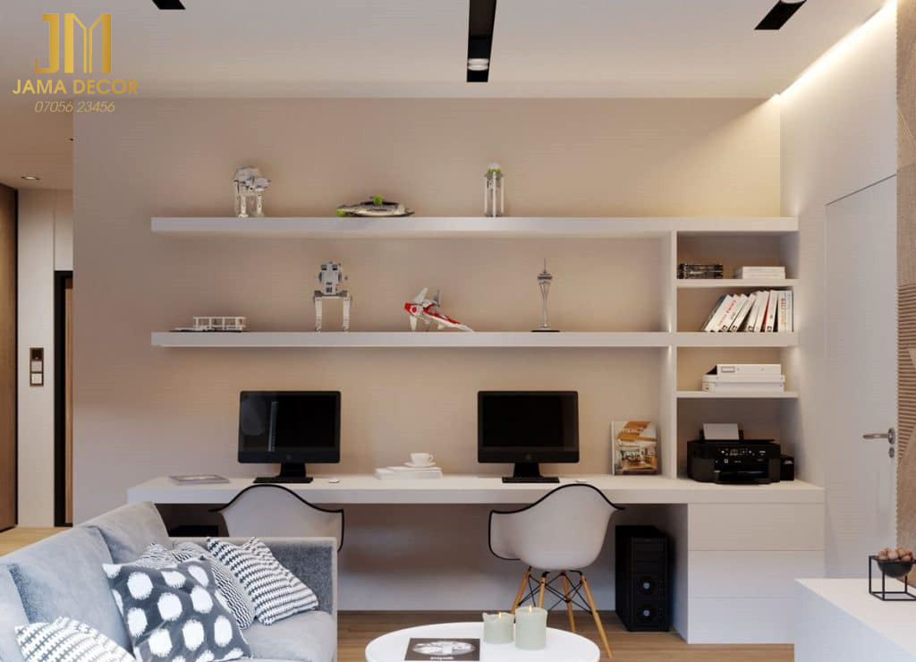 Nội thất phòng làm việc tại nhà phong cách chuyên nghiệp