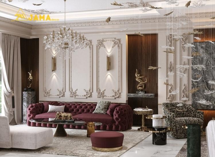 Phòng khách theo phong cách cổ điển