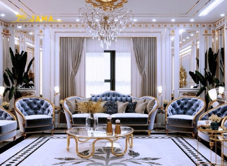 Phòng khách theo phong cách cổ điển