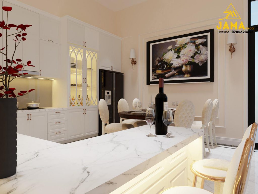 Phòng bếp theo phong cách Tân cổ điển