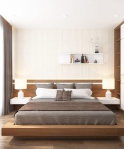 Giường ngủ gỗ Công Nghiệp GN019