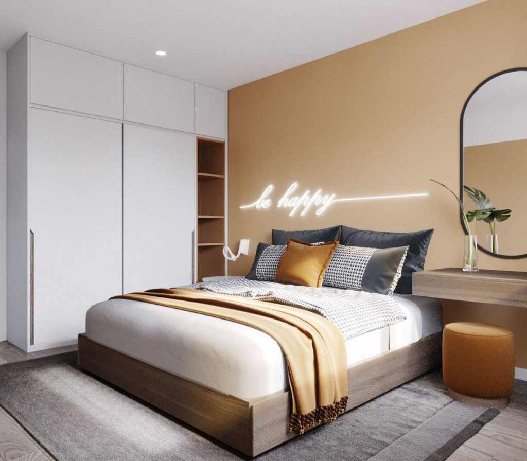 Thiet ke noi that phong ngu 10m2 Phong ngu hien dai anh 1