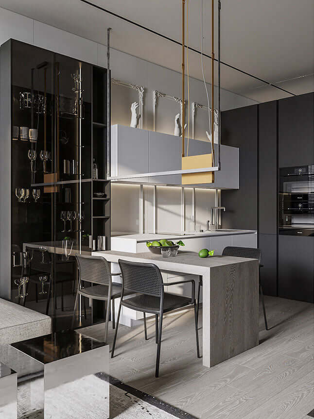 10 mẫu trang trí thiết kế nội thất phòng khách chung cư nhỏ mà đẹp 2021 36 Thiet ke noi that can ho Jamila Khang Dien phong cach Luxury anh 2