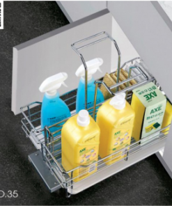 Giá để chất tẩy rửa Inox nan