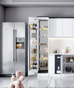 Tủ kho Inox nan 6 tầng cánh mở - Ray giảm chấn