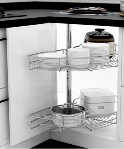 Mâm xoay Inox nan mở 1/2 - Góc 180 độ