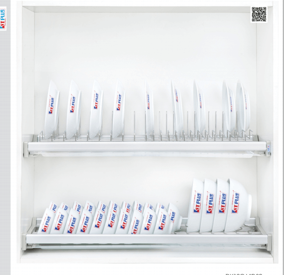 Kệ chén cố định 2 tầng cao cấp - DK12C VIP