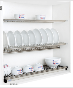 Kệ chén cố định 3 tầng chữ V - DK12A