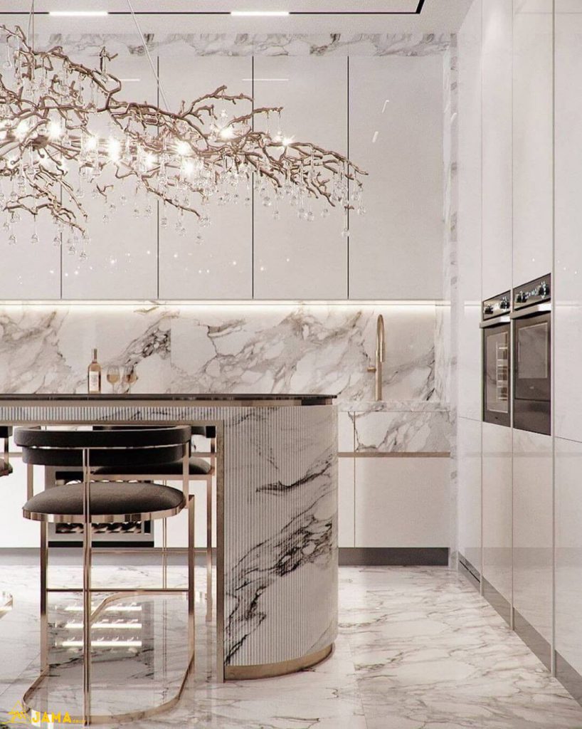 31 mẫu nội thất nhà bếp đẹp hiện đại xu hướng 2021 52 Phong cach thiet ke noi that nha bep Luxury anh 2