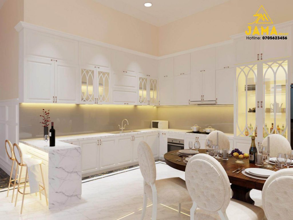 31 mẫu nội thất nhà bếp đẹp hiện đại xu hướng 2021 50 Nhà bếp tân cổ điển - nội thất nhà bếp đẹp