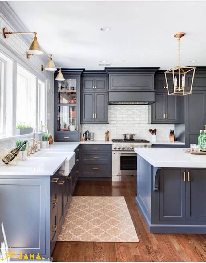 31 mẫu nội thất nhà bếp đẹp hiện đại xu hướng 2021 48 Phong cach thiet ke noi that nha bep Tan co dien anh 5