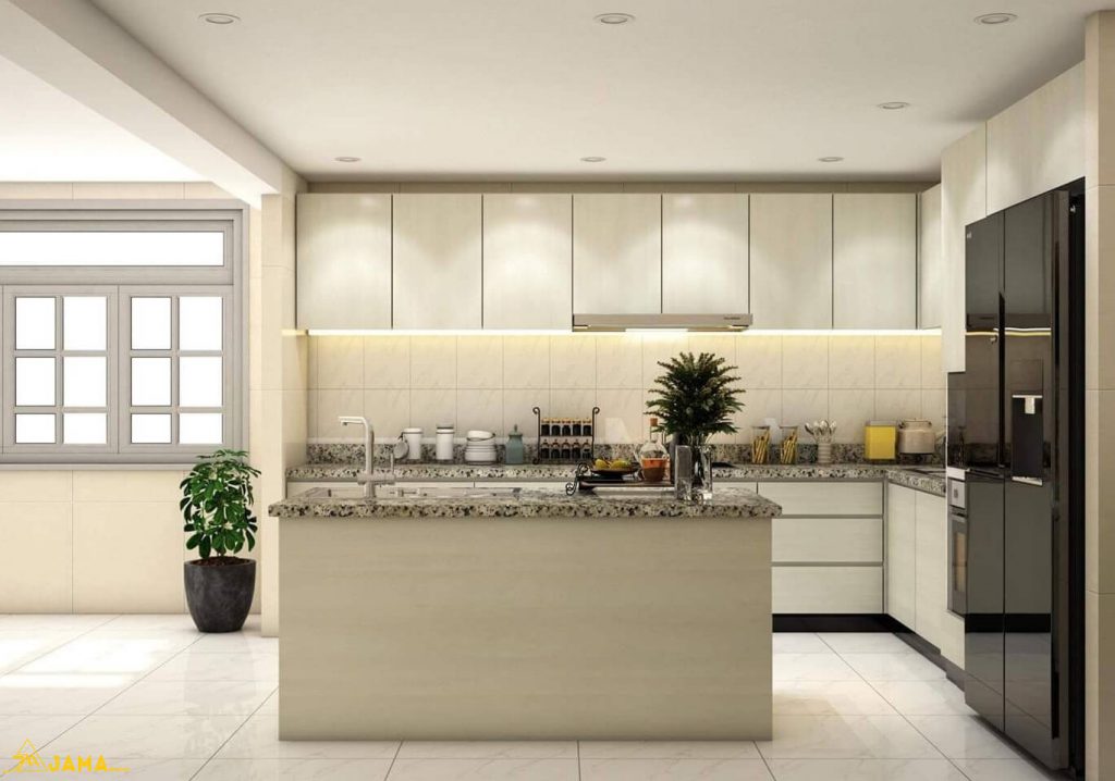 31 mẫu nội thất nhà bếp đẹp hiện đại xu hướng 2021 42 Phong cach thiet ke noi that nha bep Hien dai anh 5 1