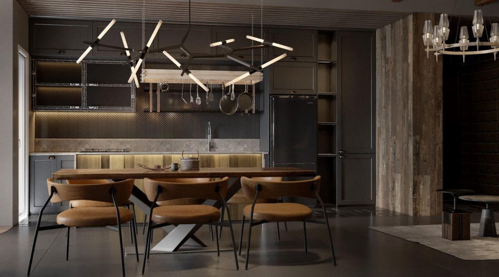 Phong cách thiết kế nội thất Industrial 