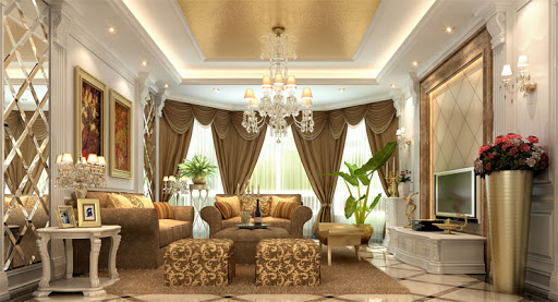 phong khach co dien 4