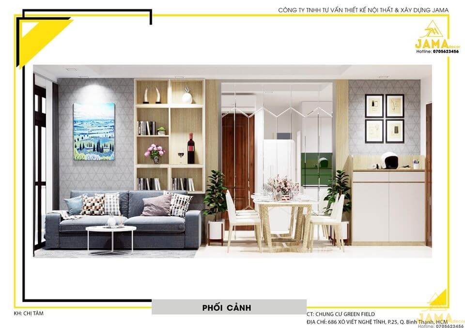Green Field phòng khách 