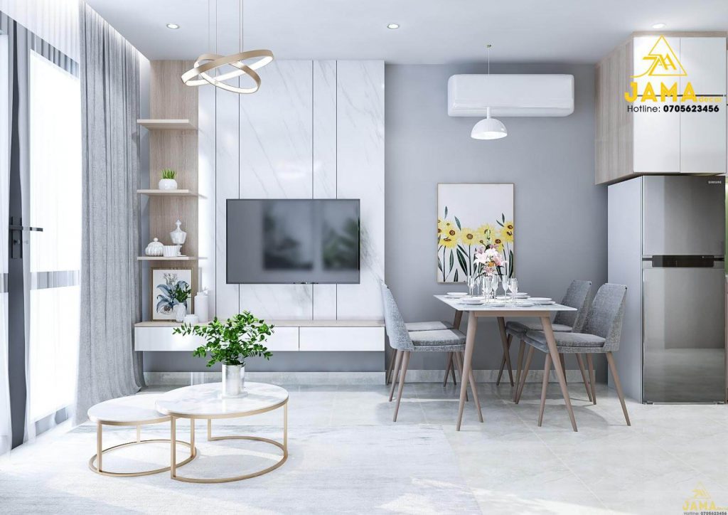 Phòng ăn nhà chị Mơ