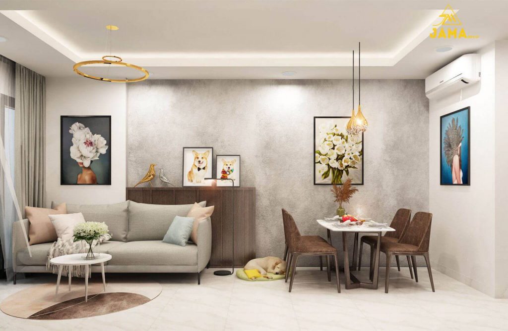 Thiết kế nội thất 2 phòng ngủ 