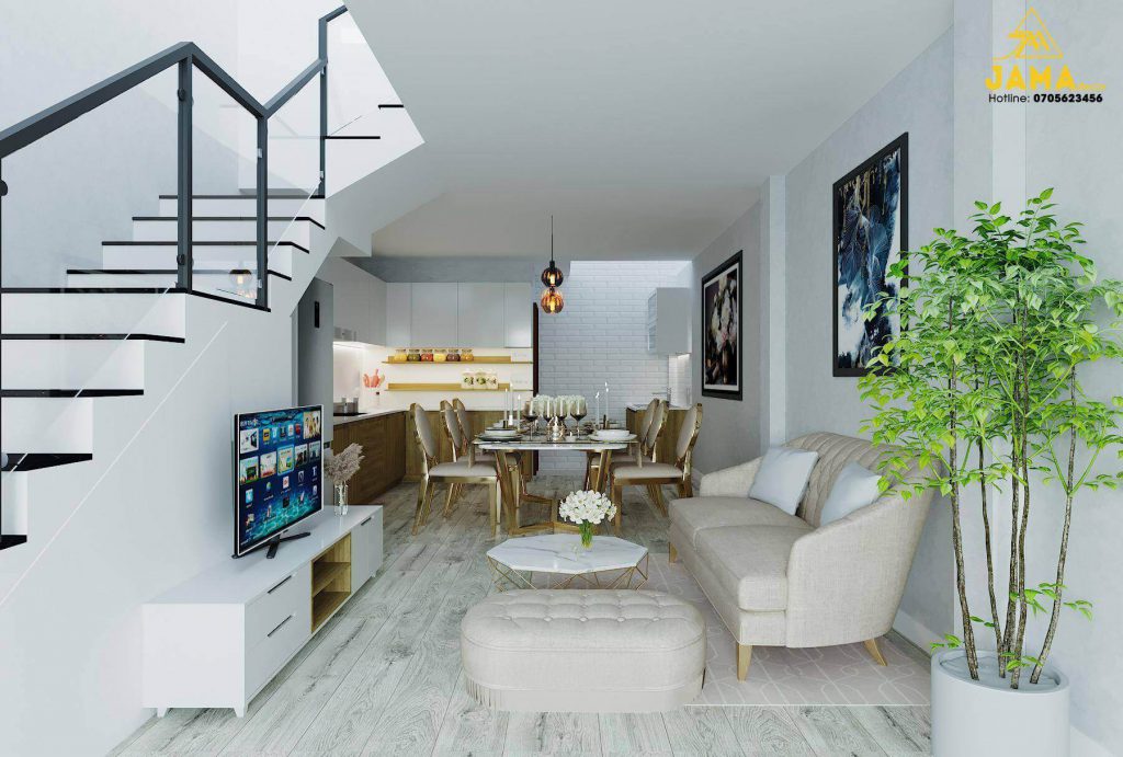 100+ mẫu Thiết kế nội thất nhà phố đẹp, mới nhất 2021 26 thiet ke noi that nha pho hien dai