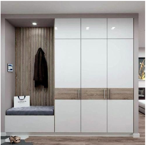 30+ Mẫu tủ quần áo gỗ công nghiệp MDF, MFC, HDF đẹp, hiện đại giá xưởng 39 tủ quần áo gỗ công nghiệp kết hợp bục đệm