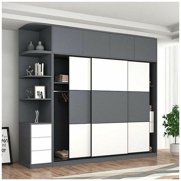 30+ Mẫu tủ quần áo gỗ công nghiệp MDF, MFC, HDF đẹp, hiện đại giá xưởng 47 Tủ quần áo gỗ công nghiệp cửa lùa đơn giản