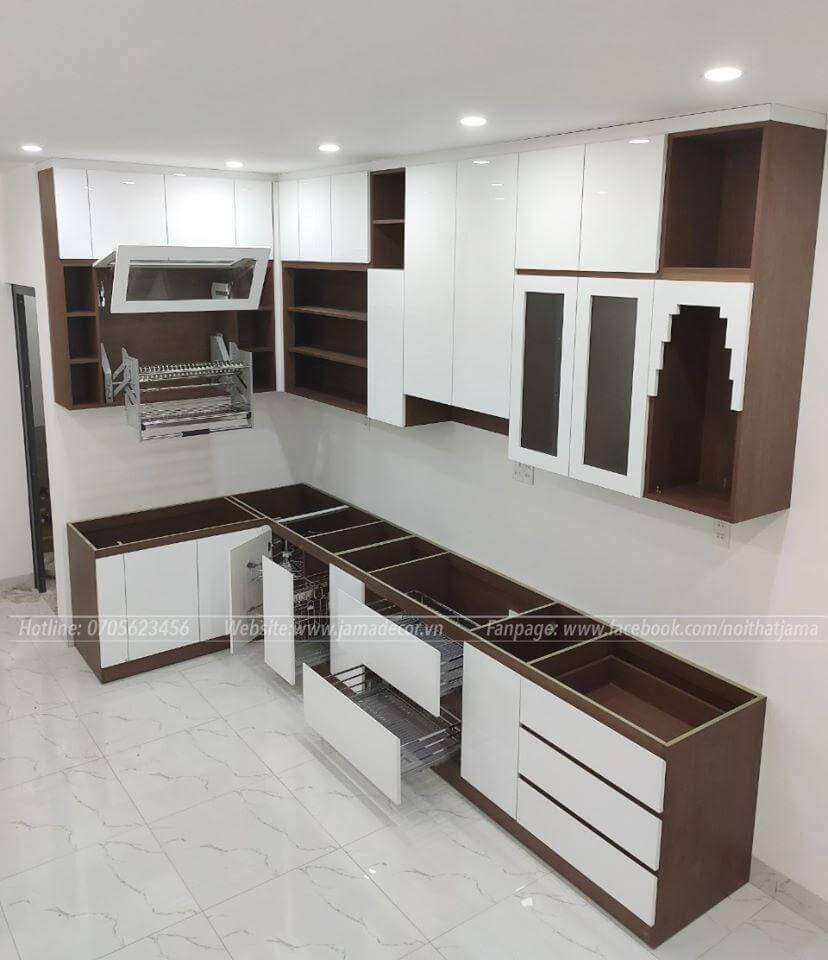 Vật Liệu Nội Thất Bếp MDF phủ melamine chống trầy