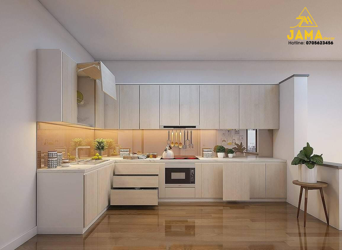 Thiết kế giấu kín giúp bếp luôn gọn gàng - Xu hướng nội thất bếp 2020 8 1.15