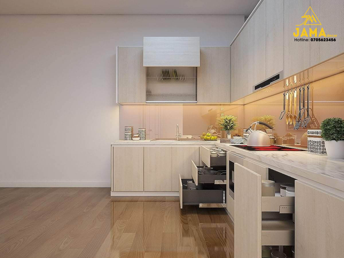 Thiết kế giấu kín giúp bếp luôn gọn gàng - Xu hướng nội thất bếp 2020 9 1.16