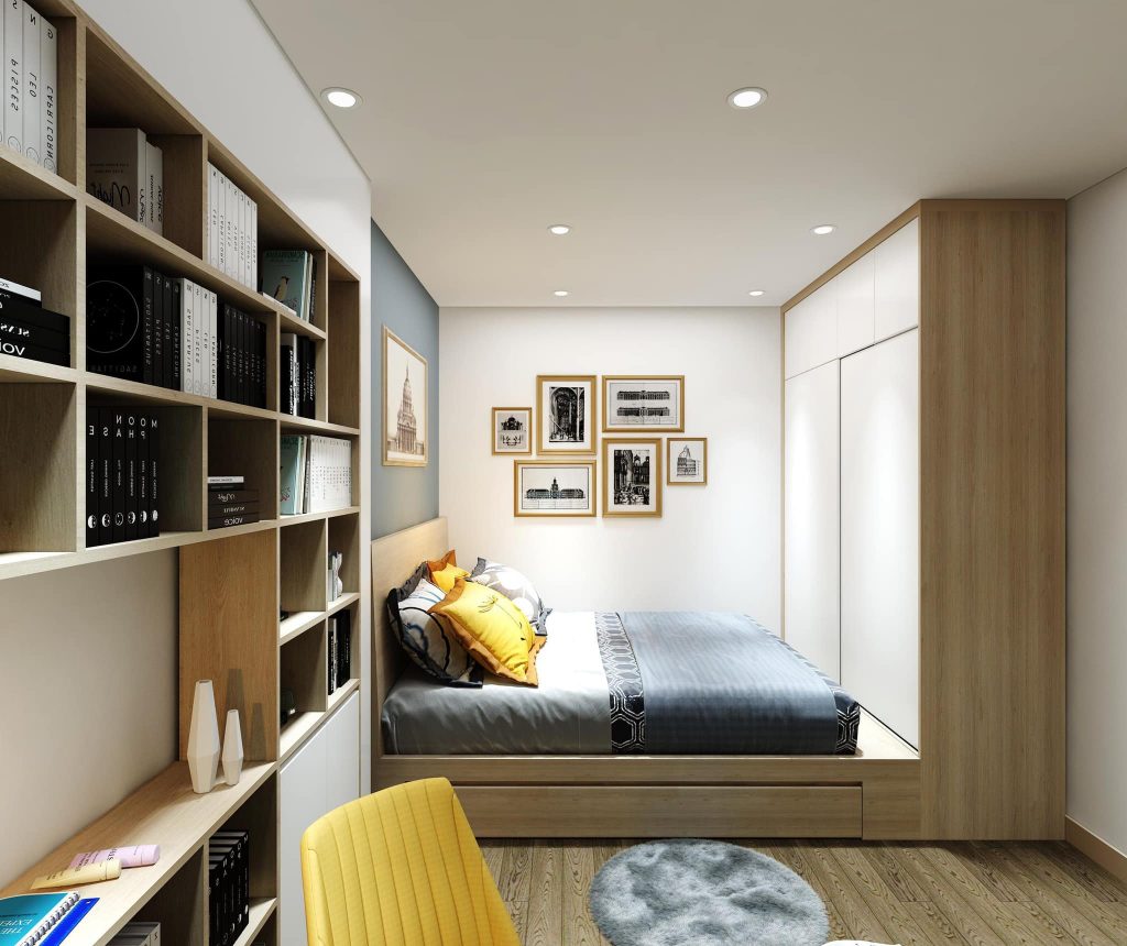 Nội thất phòng ngủ đơn giản mà hiện đại với các gam màu phù hợp với lứa tuổi 15 530577319b71632f3a60