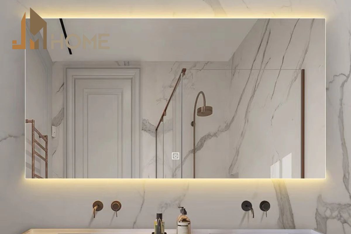 Lựa chọn sử dụng gương tích hợp đèn led tự động vô cùng tiện lợi