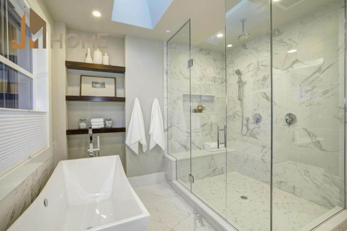 Tạo không gian rộng rãi bằng cách lắp đặt vách ngăn trong suốt